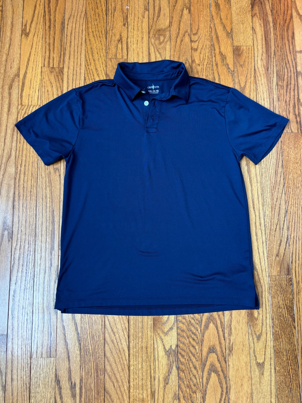 CrewCuts by J Crew Kids Navy Blue Polo Shirt Size XXL (14-15)